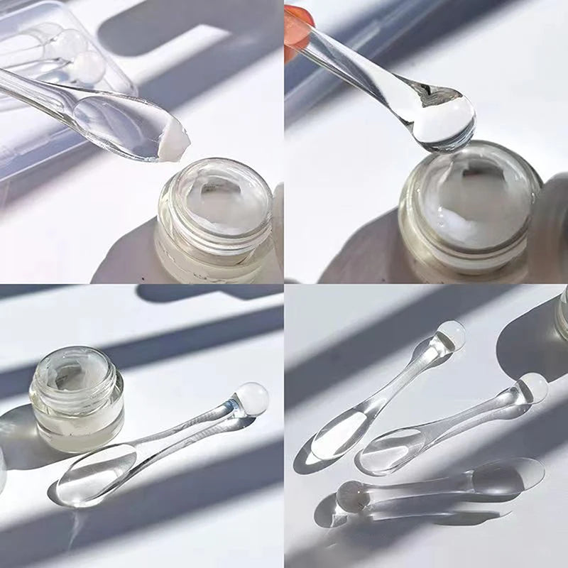 Eye Cream Applicator Spoon Roller & Spatula Set – 5 or 10 Pcs Skincare Applicator Tool QXL