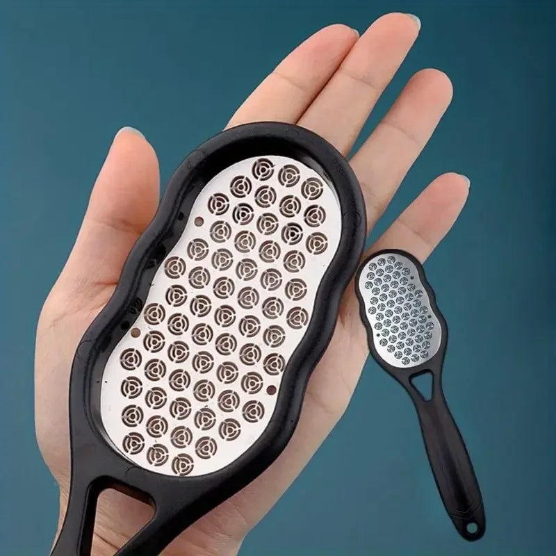 Stainless Steel Foot File | Dual Grit Anti-Splash Pedicure Rasp Foot File Rasp QXL
