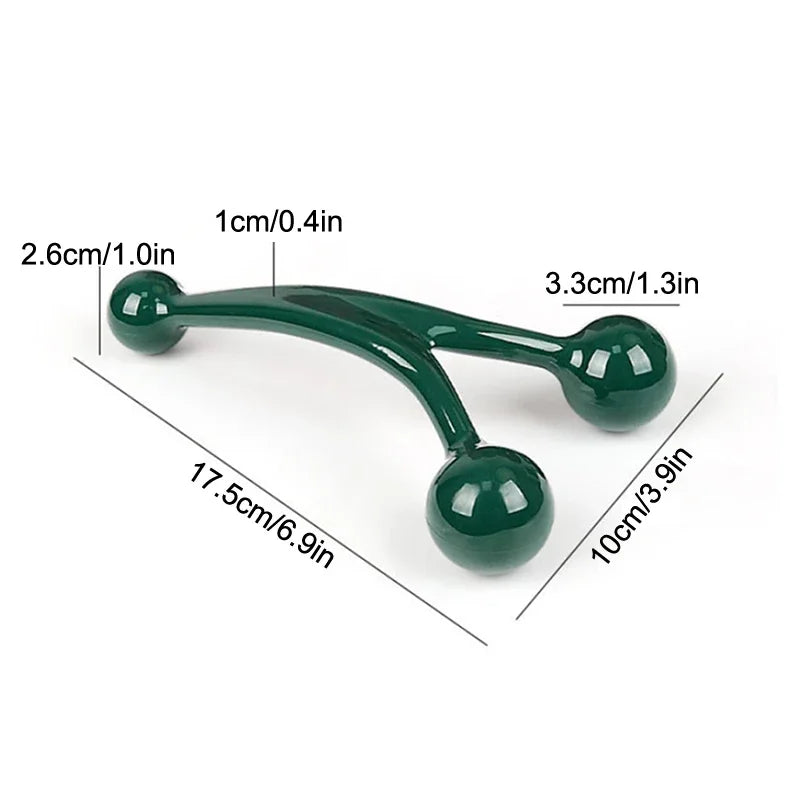 Triangle Ball Massager | Shoulder, Foot & Facial Roller Body Massage Roller QXL