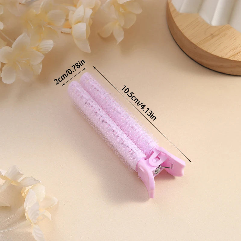 Candy Color Self-Grip Hair Rollers | No-Heat Curlers Set Hair Rollers QXL