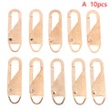 10-Pack Plastic Zipper Slider Puller Repair Kit – DIY Replacement Zipper Repair Kit QXL A