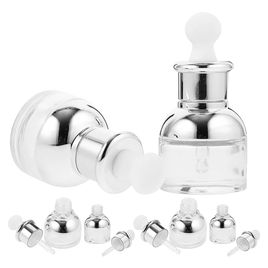 6-Pack Refillable Glass Perfume & Essential Oil Bottles 20/30ml Refillable Perfume Bottles QXL Default Title