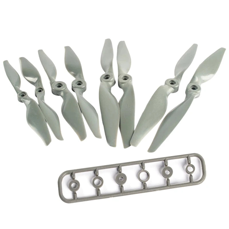 RC Nylon Propellers 7x5–10x7" CW/CCW 2-Blade + Adapter Rings RC Aircraft Propeller QXL