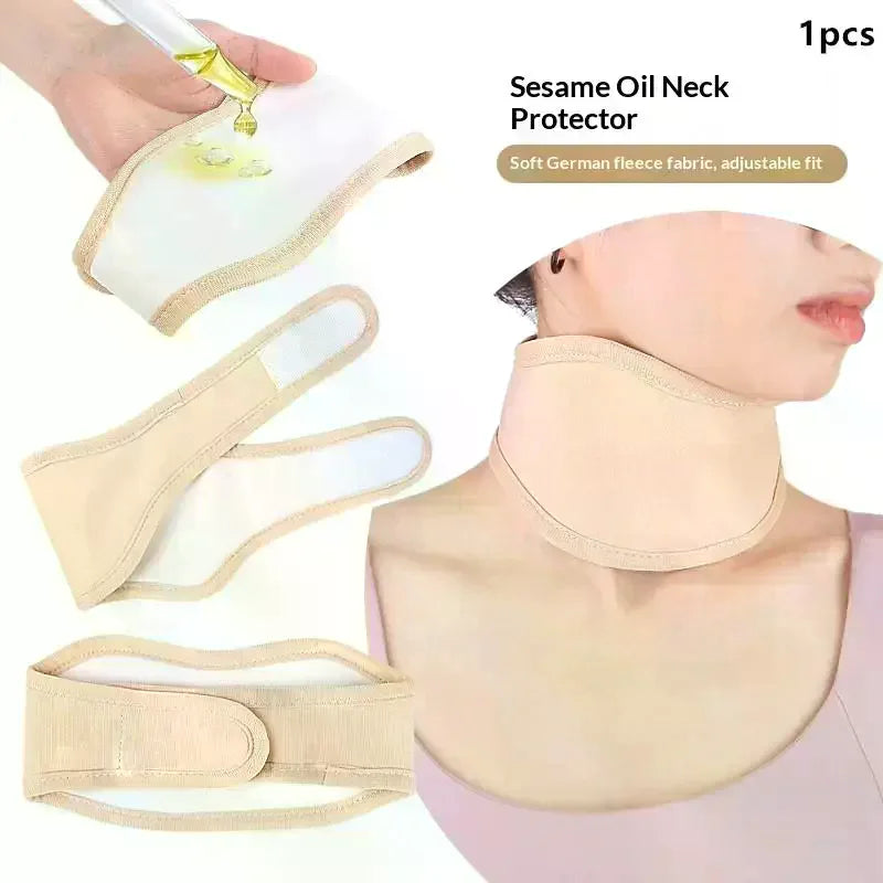 Castor Oil Neck Wrap | Reusable Leak-Proof Sleep Wrap Castor Oil Neck Wrap QXL