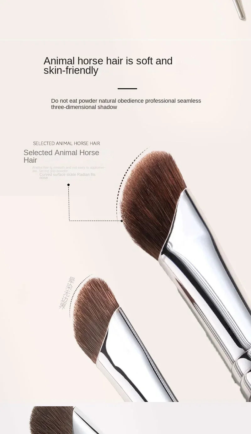 Angled Nose Contour Brush | Shadow & Sculpting Makeup Brush Contour Makeup Brush QXL