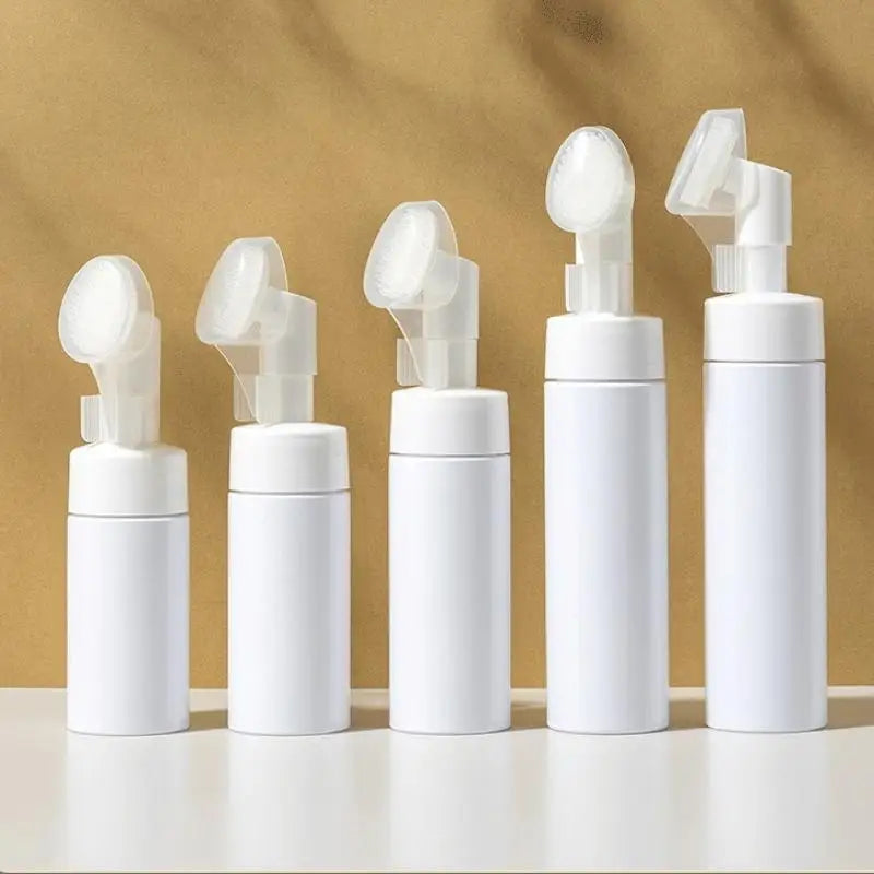Foaming Mousse Dispenser Bottle + Silicone Brush | 100–200ml Foaming Pump Dispenser QXL