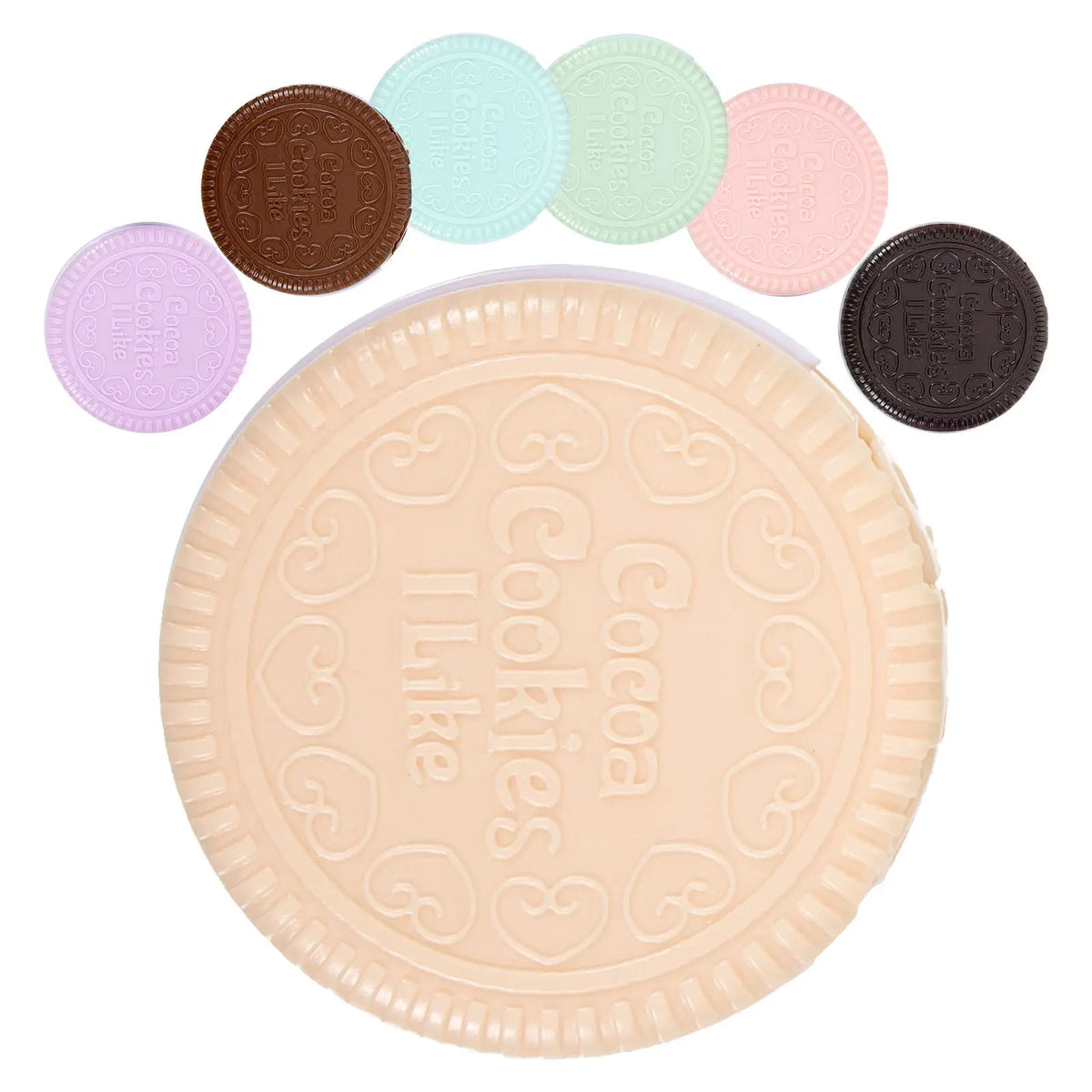 7-Pack Chocolate Cookie Compact Pocket Mirrors | Gift for Women Compact Pocket Mirror QXL Default Title