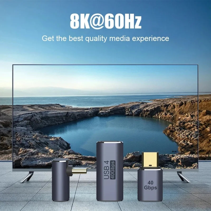 USB 4.0 USB-C Adapter 240W PD 8K 40Gbps OTG Extender USB-C Adapter QXL