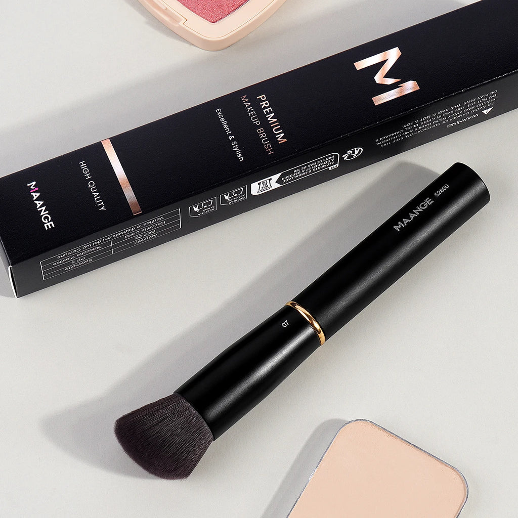 MAANGE Angled Makeup Brush | Synthetic Hair Face Brush Angled Makeup Brush QXL