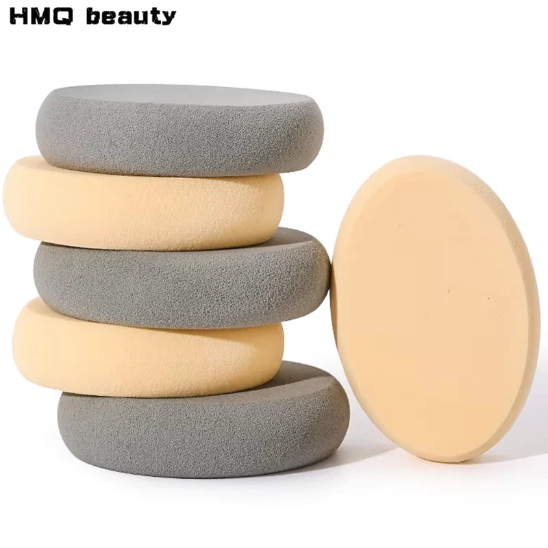 Oval Makeup Sponges – Wet & Dry Foundation Cosmetic Puff Makeup Sponge Puff QXL