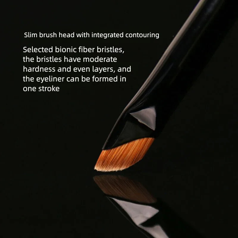 Ultra-Fine Angled Eyeliner & Eyebrow Brush | Portable M31 Angled Eyeliner Brush QXL