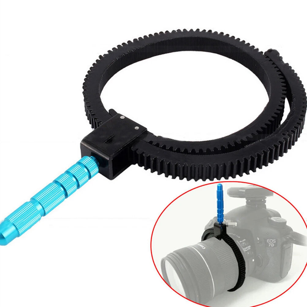 Follow Focus Gear Ring Belt for DSLR Zoom Lens 49–82mm Camera Lens Accessory QXL