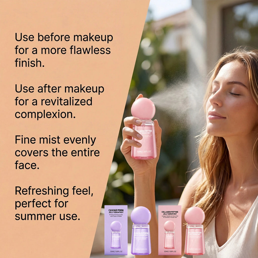 Collagen Peptide Brightening Face Mist | Hydrating Makeup Primer Hydrating Face Mist QXL