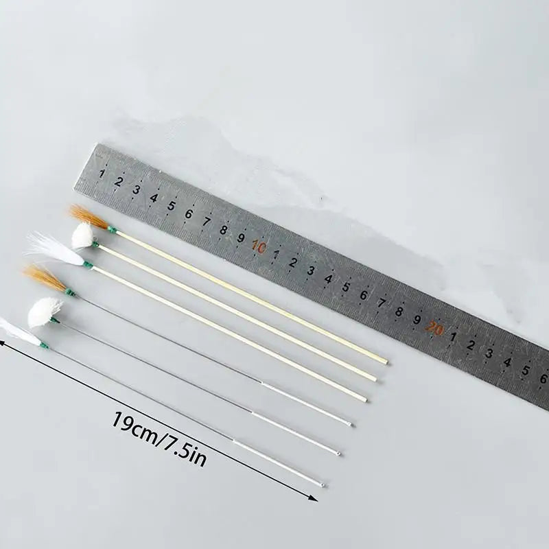 Ear Wax Removal Tool Set | Wood & Feather Ear Curette Kit Ear Cleaning Kit QXL