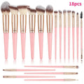 YOVIP 18/20/30-Pc Makeup Brush Set for Beginners | Full Face Makeup Brush Set QXL 18pcs