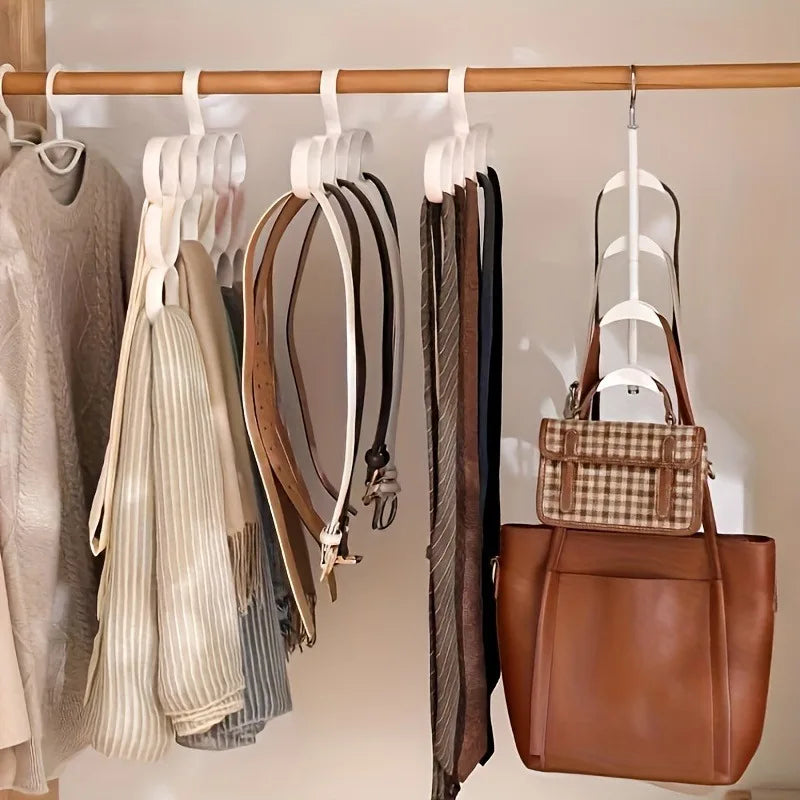 Rotatable Bag Hook Hanger | Wardrobe & Table Storage Rack Rotatable Storage Hook QXL