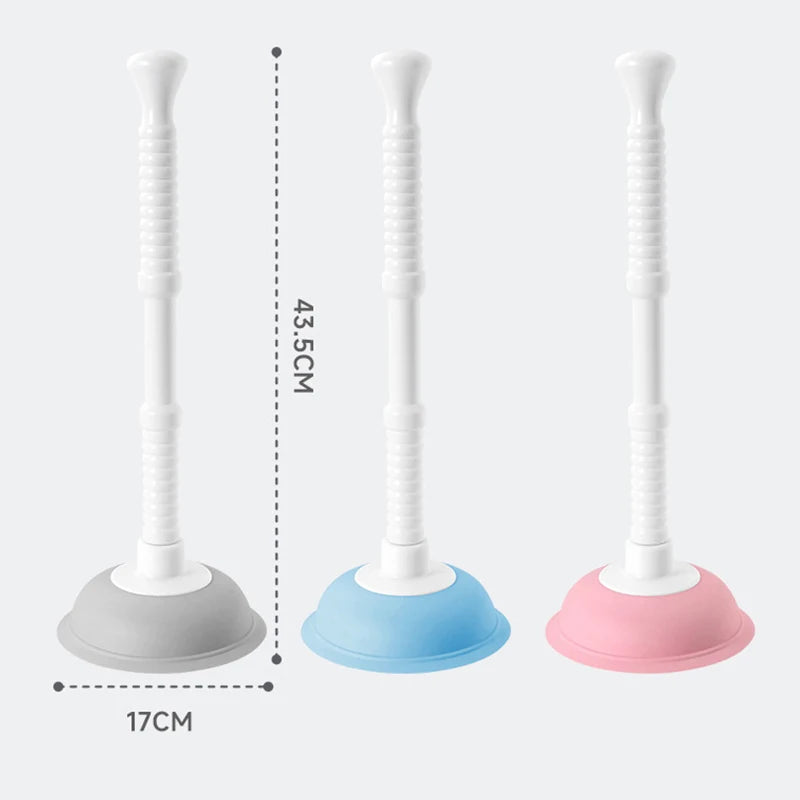 Plastic Toilet & Sink Plunger | Drain Unclogger Tool Drain Unclogger Plunger QXL