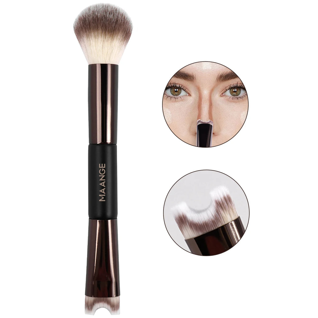 Double-Ended U-Shape Nose Contour & Highlight Makeup Brush Contour Makeup Brush QXL