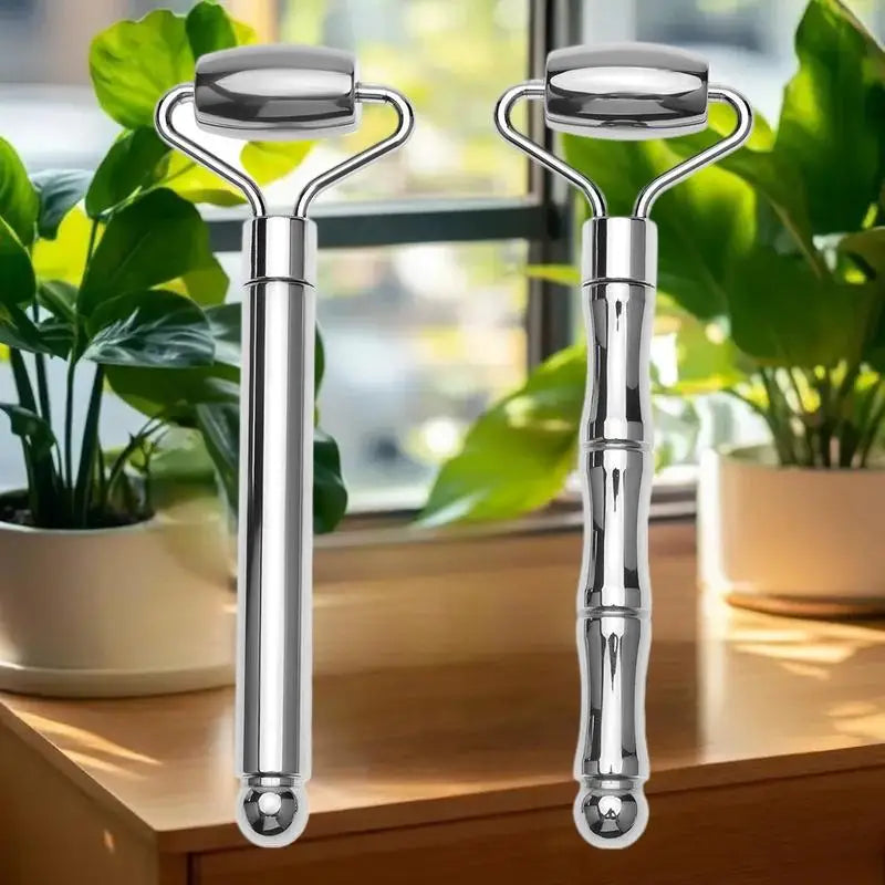 Stainless Steel Facial Roller & Gua Sha Massage Tool Facial Massage Tool QXL