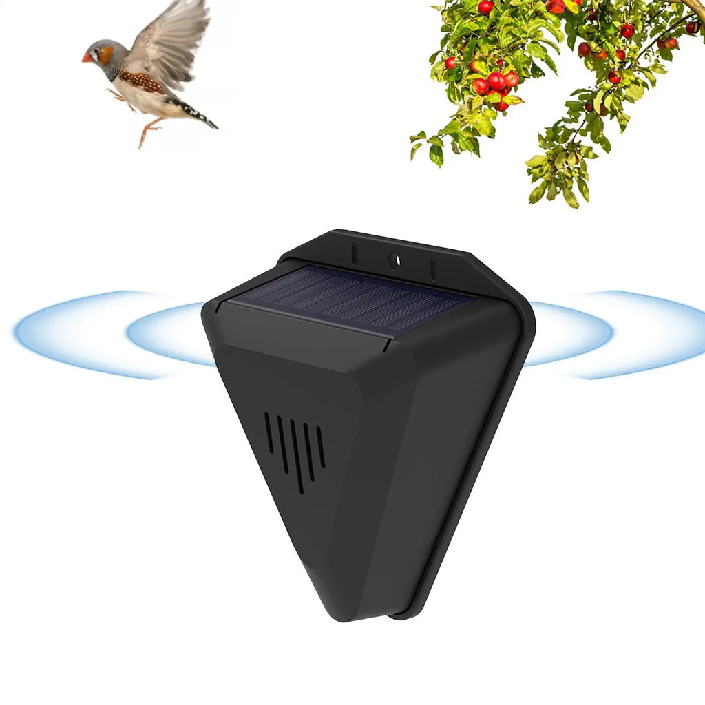 Solar Bird Repeller with Sound | Waterproof Outdoor Deterrent Solar Animal Repeller QXL