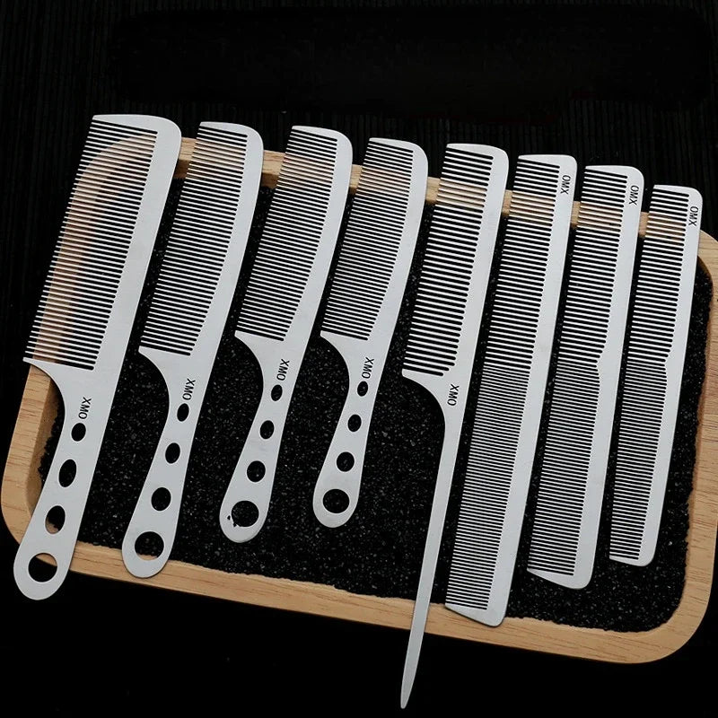 Ultra-Thin Titanium Steel Point-Tail Comb | Men's Styling Hair Styling Comb QXL