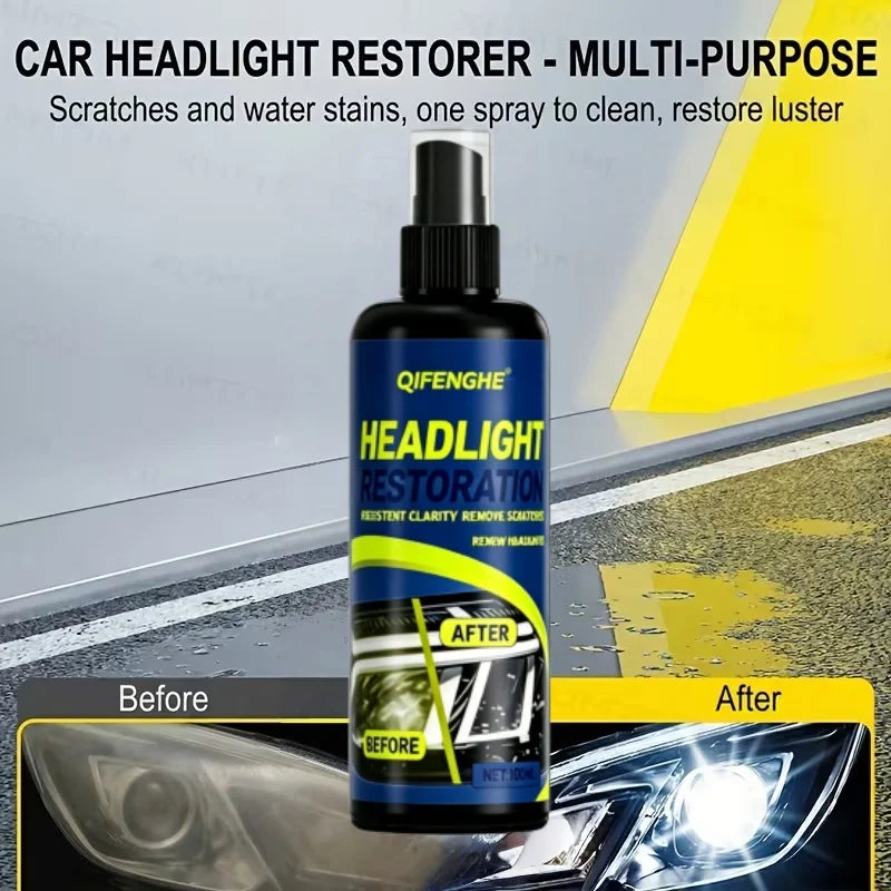 Headlight Renewal Solution – Anti-Yellowing Restoration Headlight Restoration Solution QXL