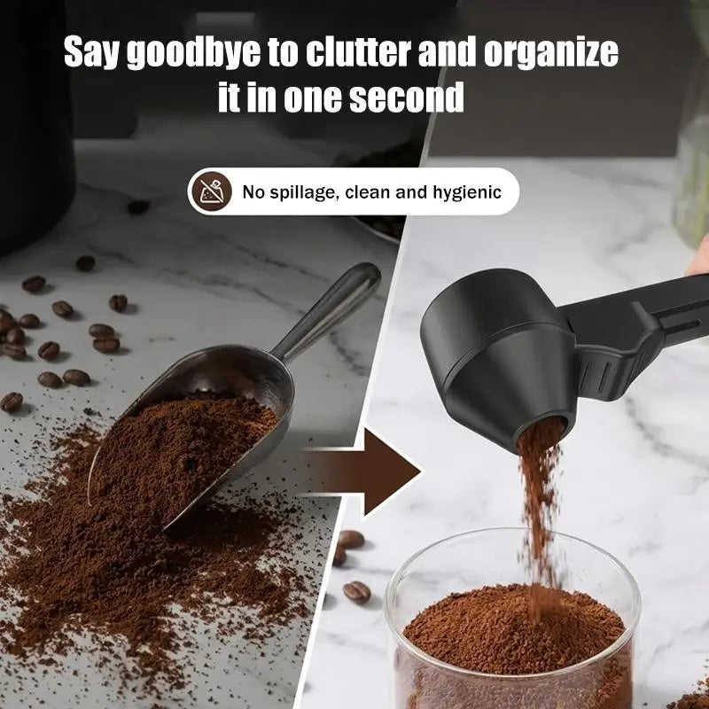 Protein Powder Sliding Spoon | Spill-Proof Long Handle Scoop Powder Measuring Spoon QXL
