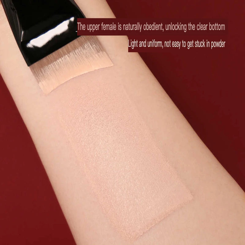 H78 Flat Head Foundation & Arc Mask Brush | Smooth Finish Foundation Makeup Brush QXL