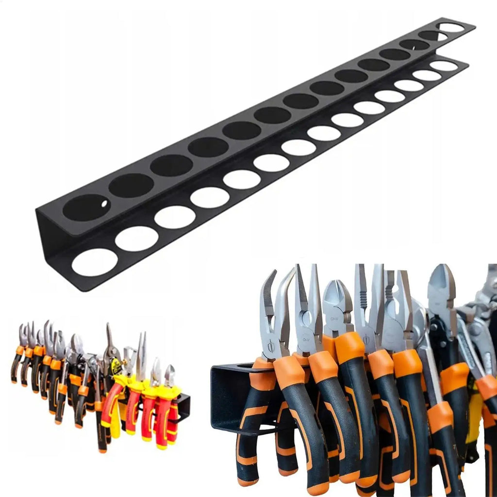 Wall Mount Tool Rack | Screwdriver & Pliers Organizer Wall Tool Rack QXL