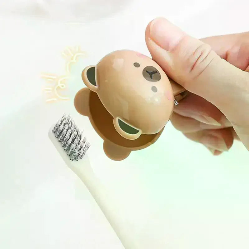 Cartoon Animal Toothbrush Head Cover Clip | Dustproof Travel Cap Toothbrush Head Cover QXL