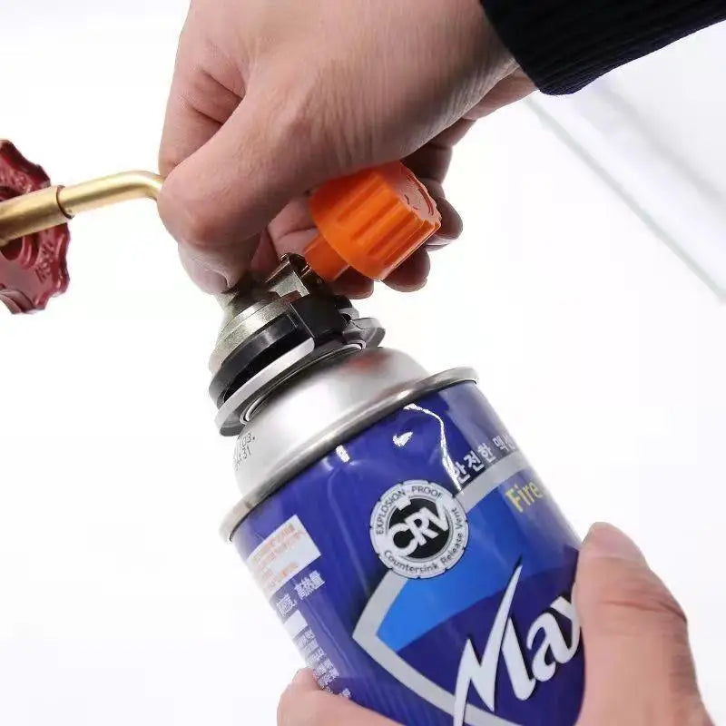 Butane Gas Cylinder Refill Valve Adapter for Camping & Hiking Gas Refill Adapter QXL