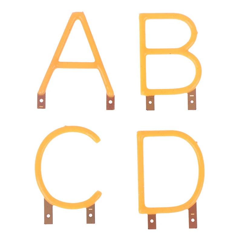COB LED Filament Letter Light Yellow – DIY Signboard Décor LED Filament Light QXL