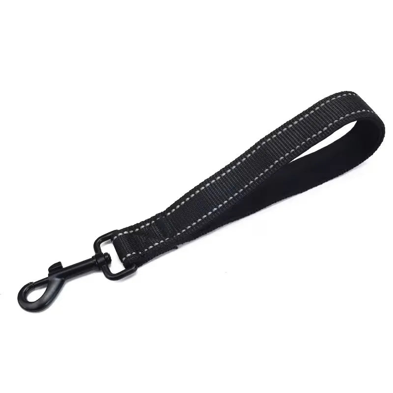 25cm Reflective Short Dog Leash | Padded Handle, Medium & Large Dogs Short Dog Leash QXL