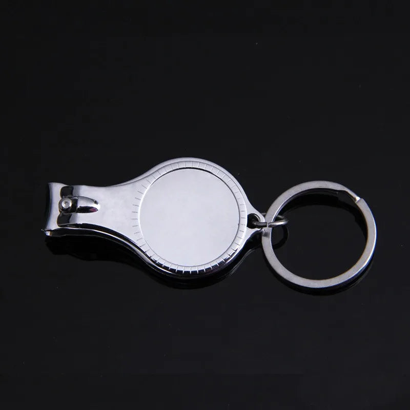 3-in-1 Nail Clipper Keychain | Stainless Steel Bottle Opener Nail Clipper Keychain QXL