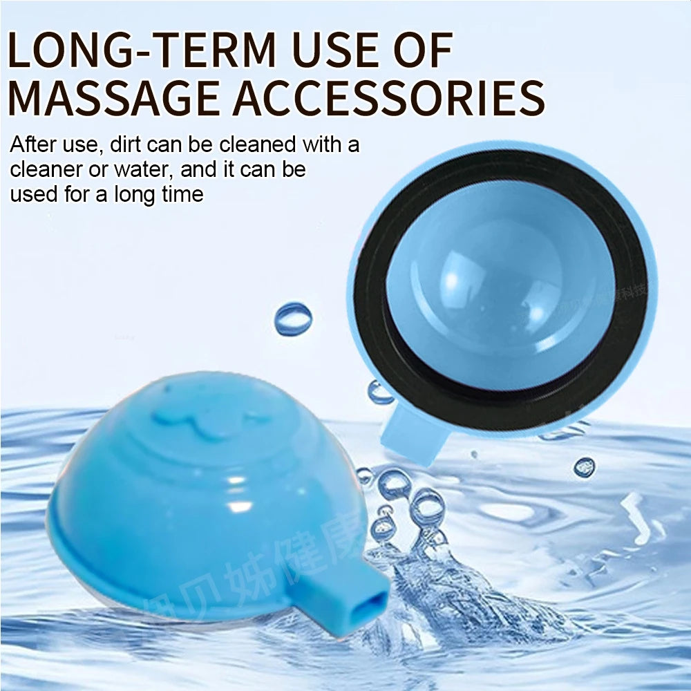 Mini Rechargeable Cupping Pulse Massager | Neck & Shoulder Electric Pulse Massager QXL