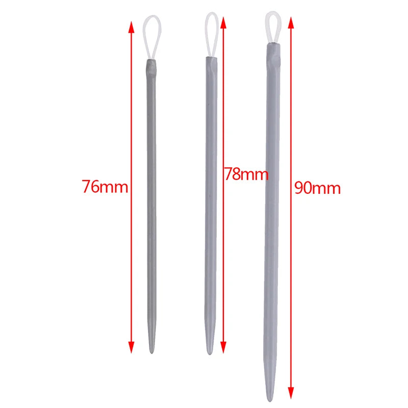 3-Pack Nylon Yarn Knitting Needles | Blunt Tapestry Needle Set Yarn Knitting Needles QXL