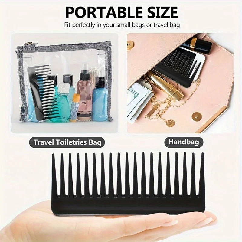 Wide Tooth Detangling Comb | Tangle-Free Hair Styling Hair Detangling Comb QXL