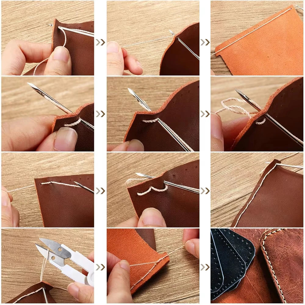 Leather Repair Sewing Awl Kit | Heavy-Duty Lock Stitch Tool Sewing Awl Kit QXL