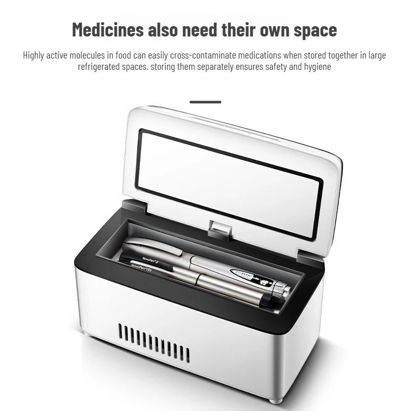 10400mAh Portable Insulin & Medication Mini Cooler | USB Portable Medication Cooler QXL