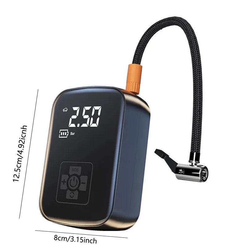 Wireless Portable Air Compressor Pump | Car Tire Inflator Portable Tire Inflator QXL
