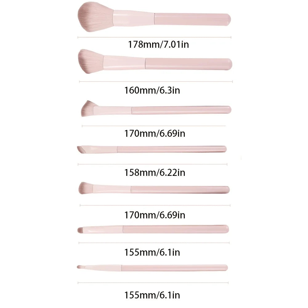 Beginner Makeup Brush Set – Blush, Contour & Eye Shadow Kit Makeup Brush Set QXL
