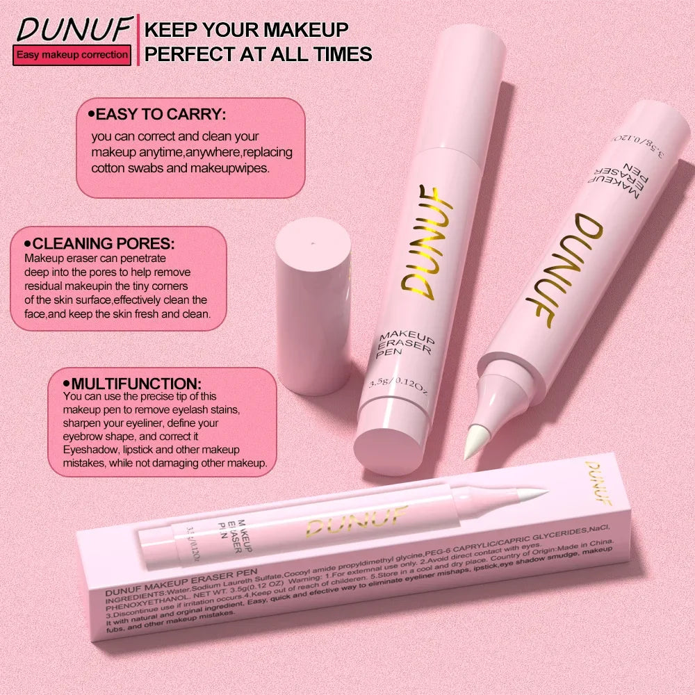 DUNUF Makeup Eraser Pen – Eyes, Lips & Face Corrector Makeup Corrector Pen QXL
