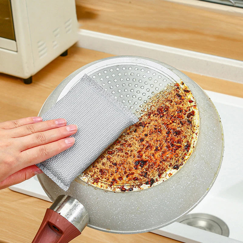 10-Pack Non-Scratch Dishwashing Sponge Cloths | Kitchen Dishwashing Sponge Cloths QXL