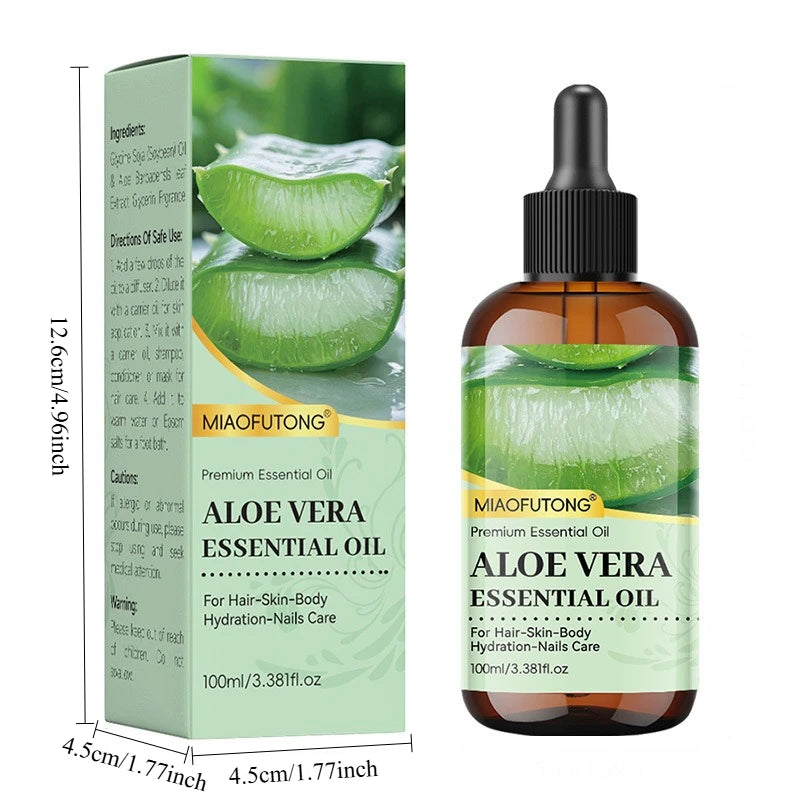 Aloe Vera Essential Oil | Face, Body, Hair & Nail Care Botanical Facial Oil QXL
