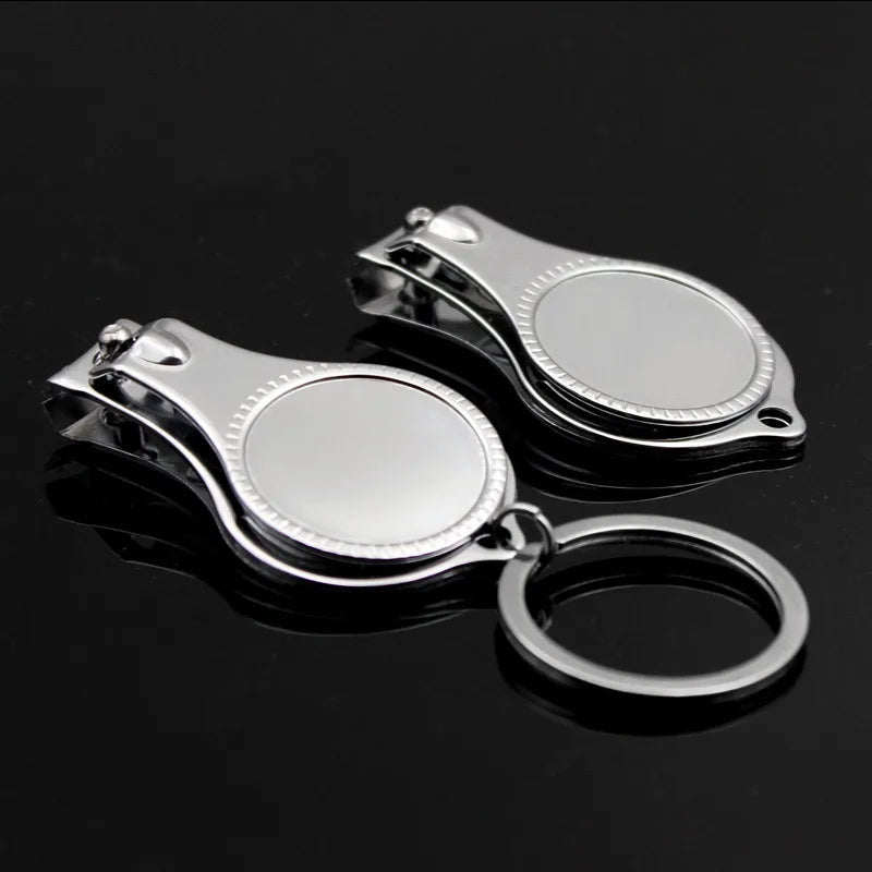 3-in-1 Nail Clipper Keychain | Stainless Steel Bottle Opener Nail Clipper Keychain QXL