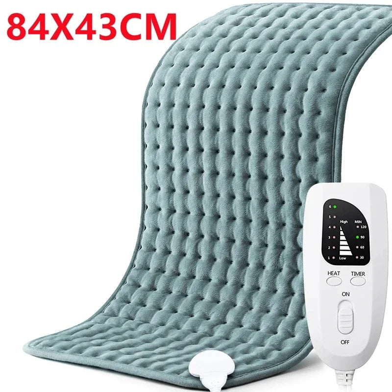 Electric Heated Blanket Pad | 6-Speed Temp & Timer | Dreamburgh Electric Heating Pad QXL