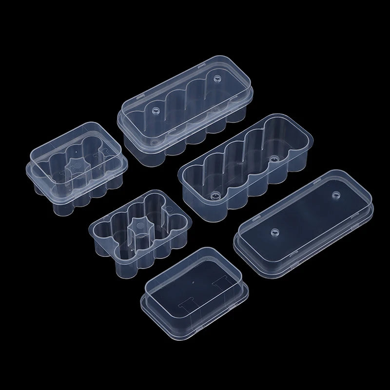 10-Pack Clear 10-Slot Stackable Vial Storage Case | Freezer Safe Vial Storage Case QXL