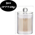 Acrylic Organizer Box – Clear Storage for Swabs & Makeup Acrylic Storage Organizer QXL 1pcs