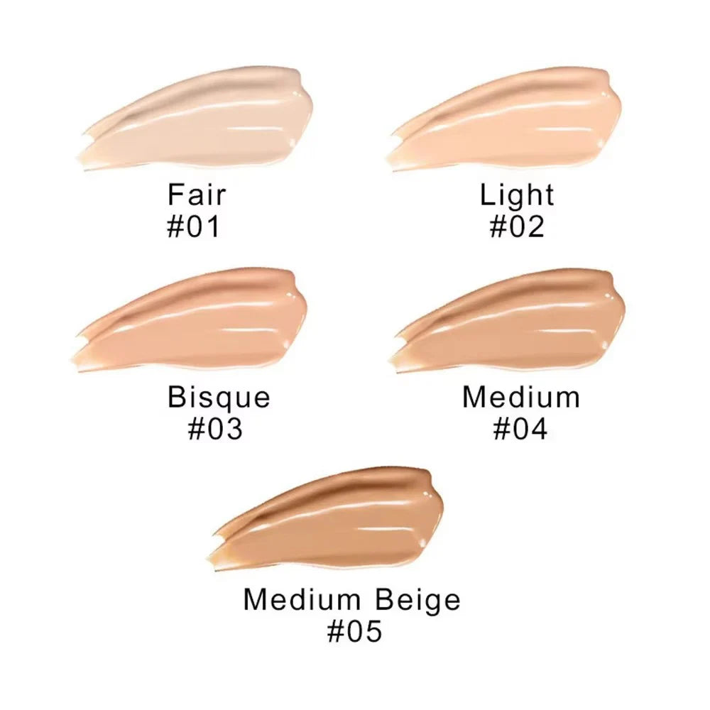 SEPORA Matte Liquid Foundation 30ml – 6 Shades, Full Coverage Liquid Foundation QXL