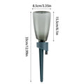 6-Pack Automatic Plant Watering Spikes with Control Valve Plant Watering Spikes QXL Green